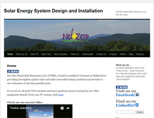 Tablet Screenshot of netzerorenewableresources.com